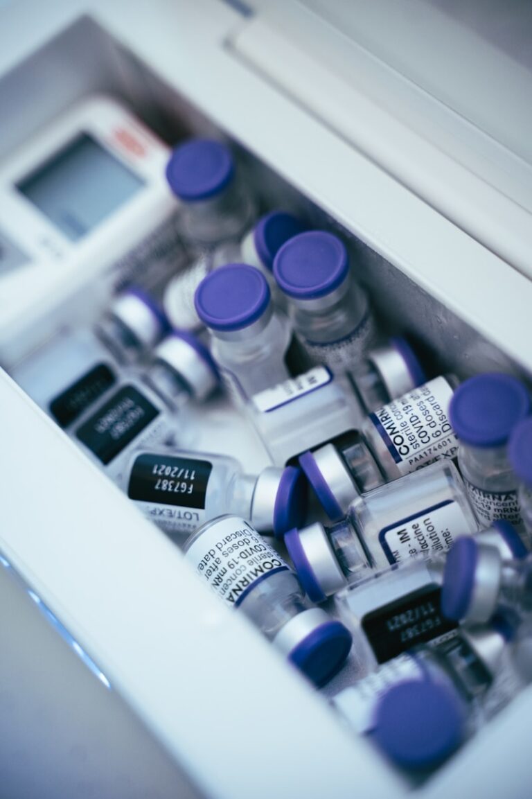 a close up of many bottles of medicine